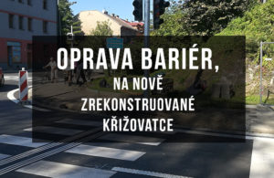 Přečtete si více ze článku Oprava bariér, které vznikly na nově zrekonstruované křižovatce