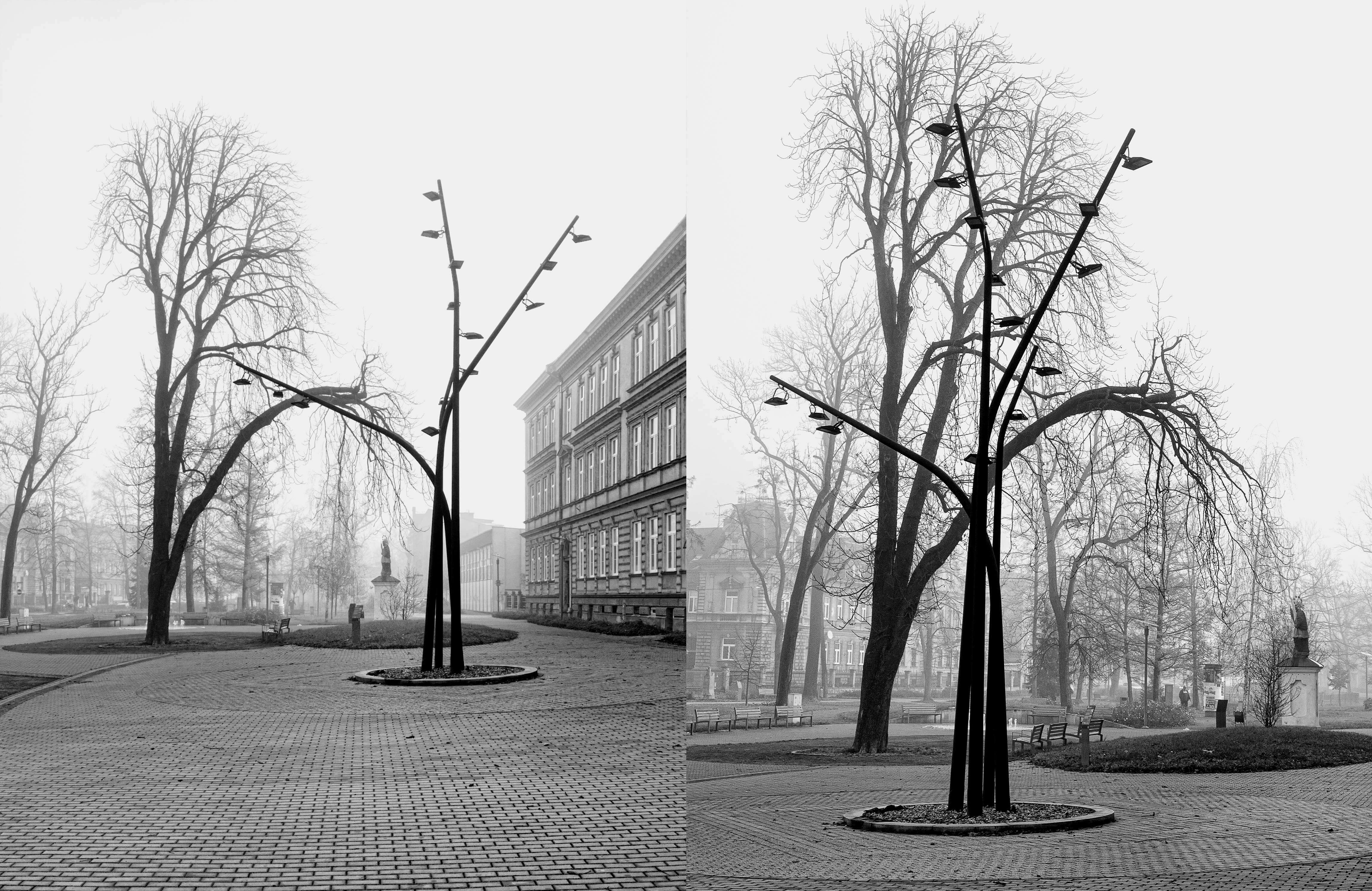Read more about the article Vyjádření města k námi navržené rekonstrukci „světelného stromu“