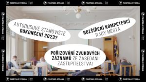 Přečtete si více ze článku Zářijové zastupitelstvo: zvukové záznamy ze zasedání ZM, kompetence rady města nebo autobusové stanoviště