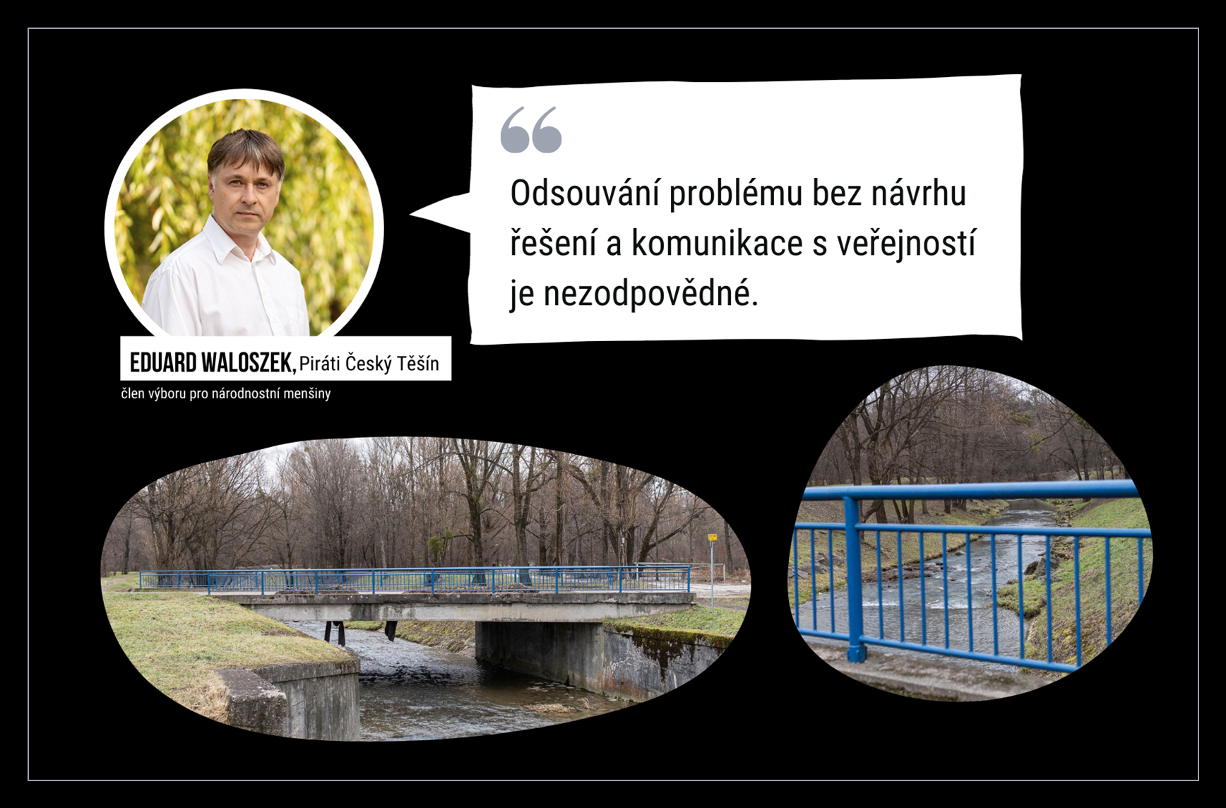 Read more about the article Demolice mostku na ul. Nová Tovární aneb oddalování problému bez přípravy řešení