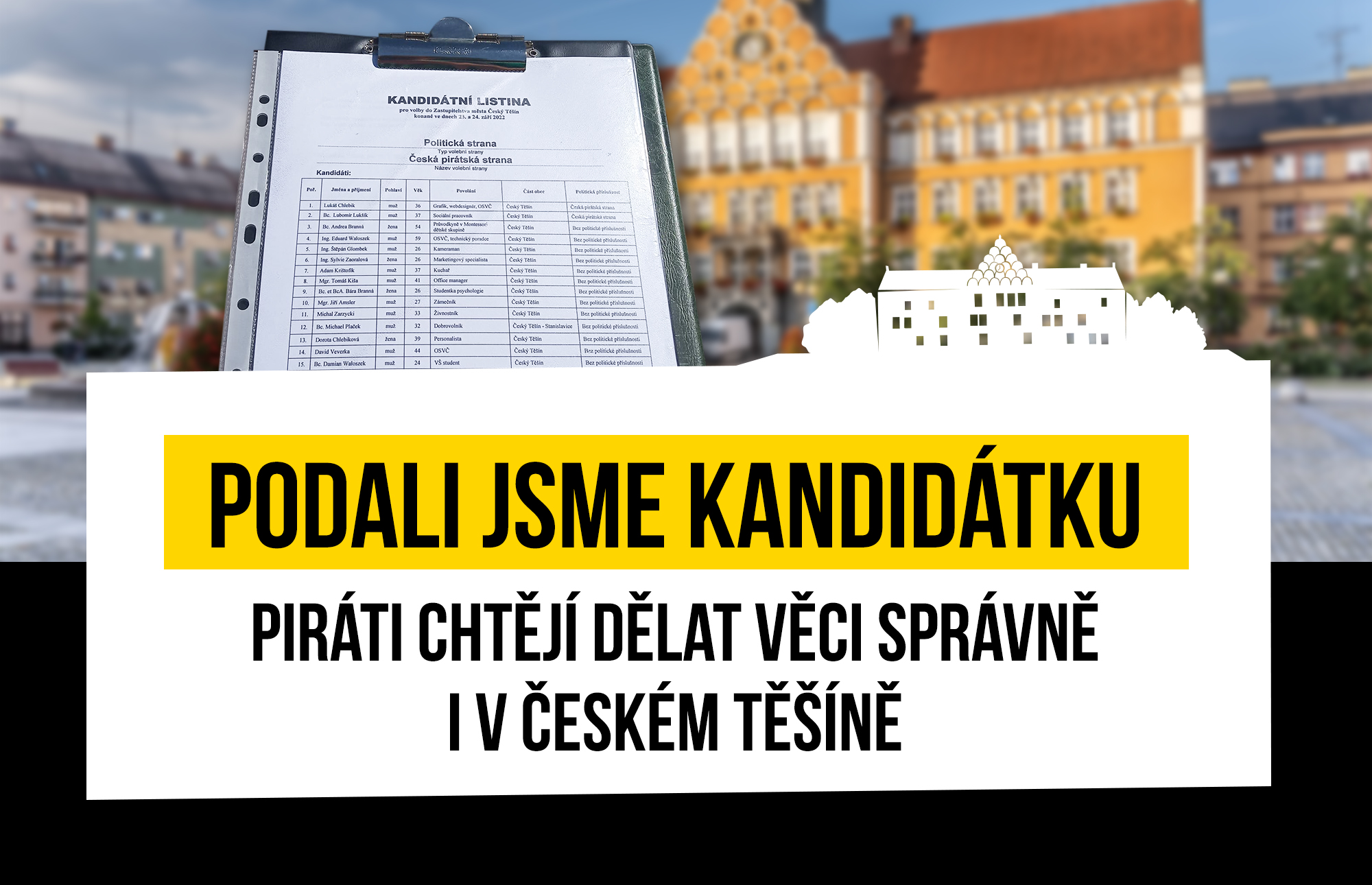 Přečtete si více ze článku Piráti chtějí dělat věci správně i v Českém Těšíně